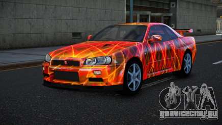 Nissan Skyline R34 Bassty S13 для GTA 4