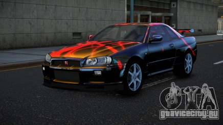 Nissan Skyline R34 Bassty S12 для GTA 4