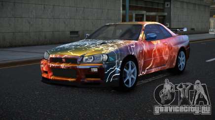 Nissan Skyline R34 Bassty S10 для GTA 4