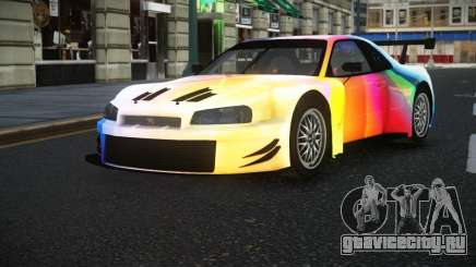 Nissan Skyline R34 GT-R Morley S12 для GTA 4