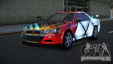 Nissan Skyline R34 Bassty S9 для GTA 4