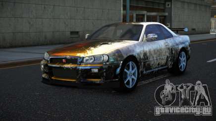 Nissan Skyline R34 Bassty S5 для GTA 4