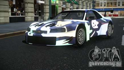Nissan Skyline R34 GT-R Morley S5 для GTA 4