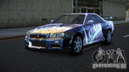 Nissan Skyline R34 Bassty S3 для GTA 4