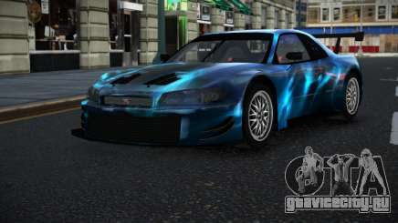 Nissan Skyline R34 GT-R Morley S6 для GTA 4
