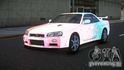 Nissan Skyline R34 Bassty S4 для GTA 4