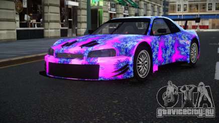 Nissan Skyline R34 GT-R Morley S2 для GTA 4