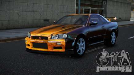 Nissan Skyline R34 Bassty S7 для GTA 4