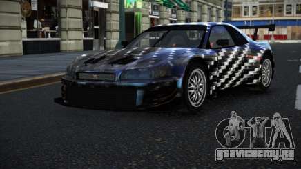 Nissan Skyline R34 GT-R Morley S10 для GTA 4