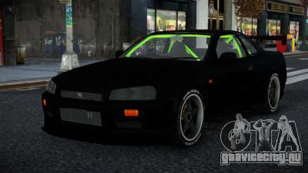 Nissan Skyline R34 Ujon для GTA 4