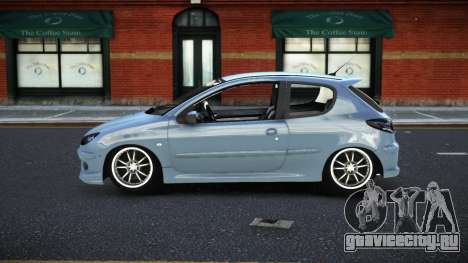 Peugeot 206 Diwaqigo для GTA 4