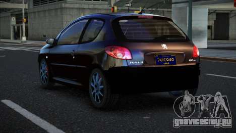 Peugeot 206 Bovejay для GTA 4