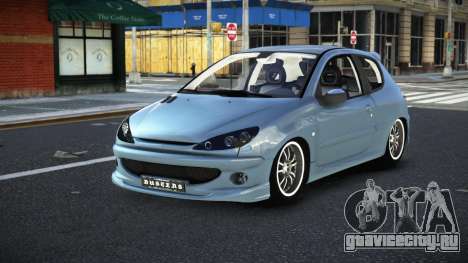 Peugeot 206 Diwaqigo для GTA 4