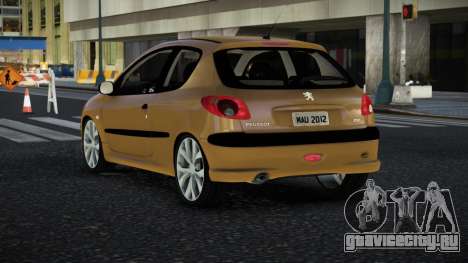 Peugeot 206 Riose для GTA 4