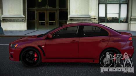 Mitsubishi Lancer Evolution X Rehudi для GTA 4