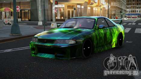 Nissan Skyline R33 Mexron S14 для GTA 4