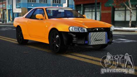 Nissan Skyline R34 Wikapuri для GTA 4