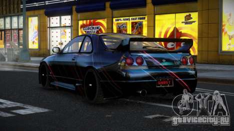 Nissan Skyline R33 Mexron S1 для GTA 4