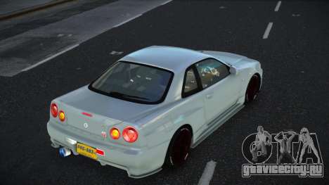Nissan Skyline R34 Yunnurogu для GTA 4