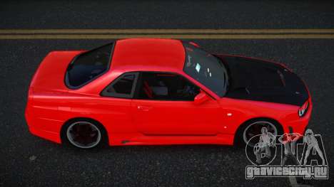 Nissan Skyline R34 Rebeg для GTA 4