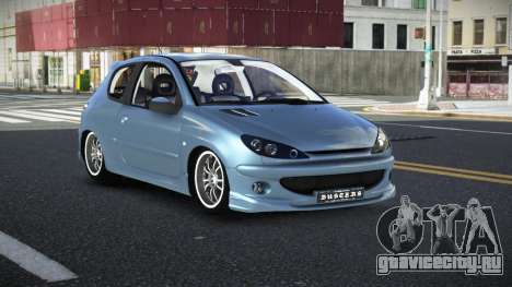 Peugeot 206 Diwaqigo для GTA 4