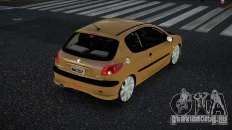 Peugeot 206 Riose для GTA 4