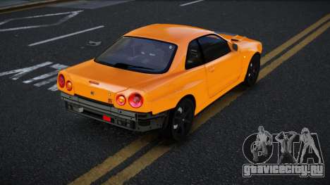 Nissan Skyline R34 Wikapuri для GTA 4