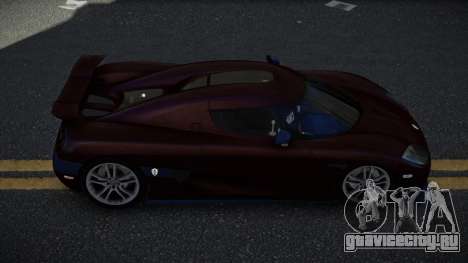 Koenigsegg CCXR Wibedo для GTA 4
