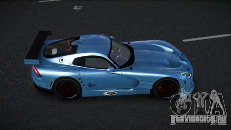Dodge Viper Qotpomefi для GTA 4