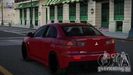 Mitsubishi Lancer Evolution X Rehudi для GTA 4