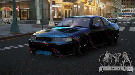 Nissan Skyline R33 Mexron S1 для GTA 4