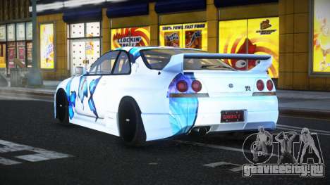 Nissan Skyline R33 Mexron S2 для GTA 4