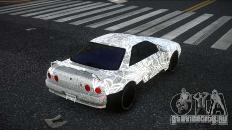 Nissan Skyline R32 Ense S7 для GTA 4