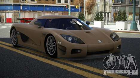 Koenigsegg CCXR Howuvog для GTA 4