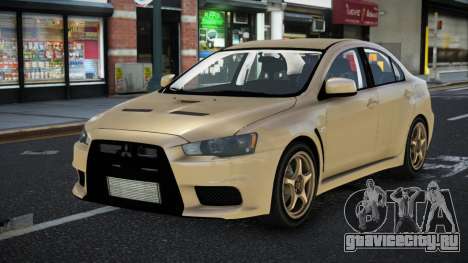 Mitsubishi Lancer Evolution X Comub для GTA 4