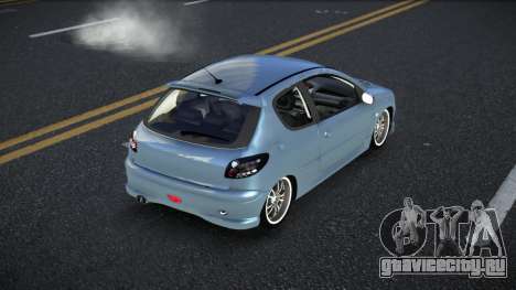 Peugeot 206 Diwaqigo для GTA 4