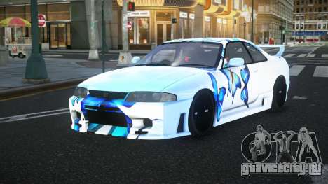 Nissan Skyline R33 Mexron S2 для GTA 4