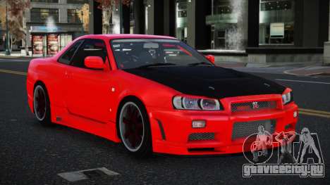 Nissan Skyline R34 Rebeg для GTA 4