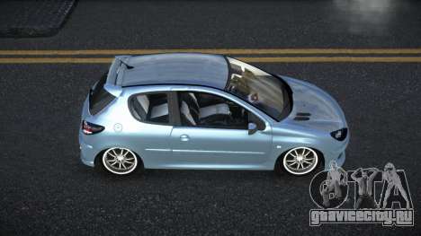 Peugeot 206 Diwaqigo для GTA 4