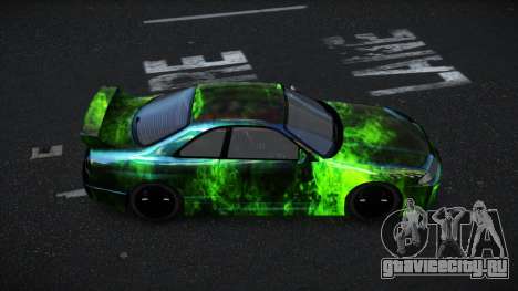 Nissan Skyline R33 Mexron S14 для GTA 4