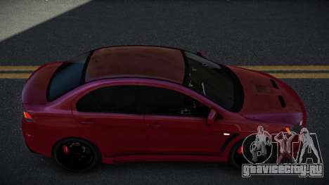 Mitsubishi Lancer Evolution X Rehudi для GTA 4