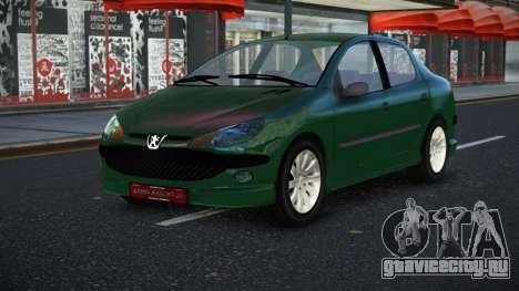 Peugeot 206 Coszu для GTA 4