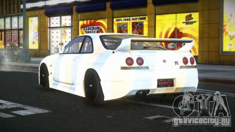 Nissan Skyline R33 Mexron S7 для GTA 4