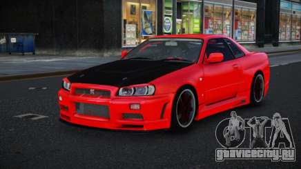 Nissan Skyline R34 Rebeg для GTA 4