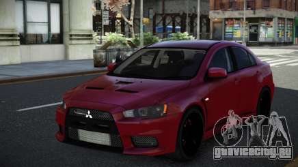 Mitsubishi Lancer Evolution X Rehudi для GTA 4
